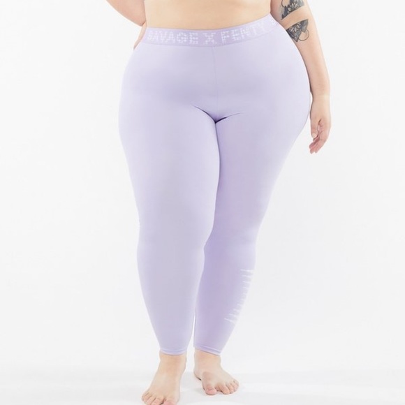 Savage X Fenty Light Purple Leggings 